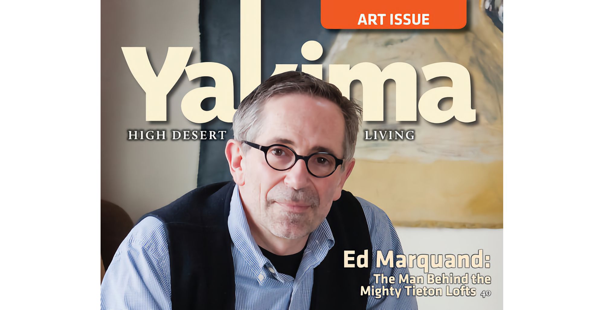 Image of Yakima Magazine cover of Ed Marquand