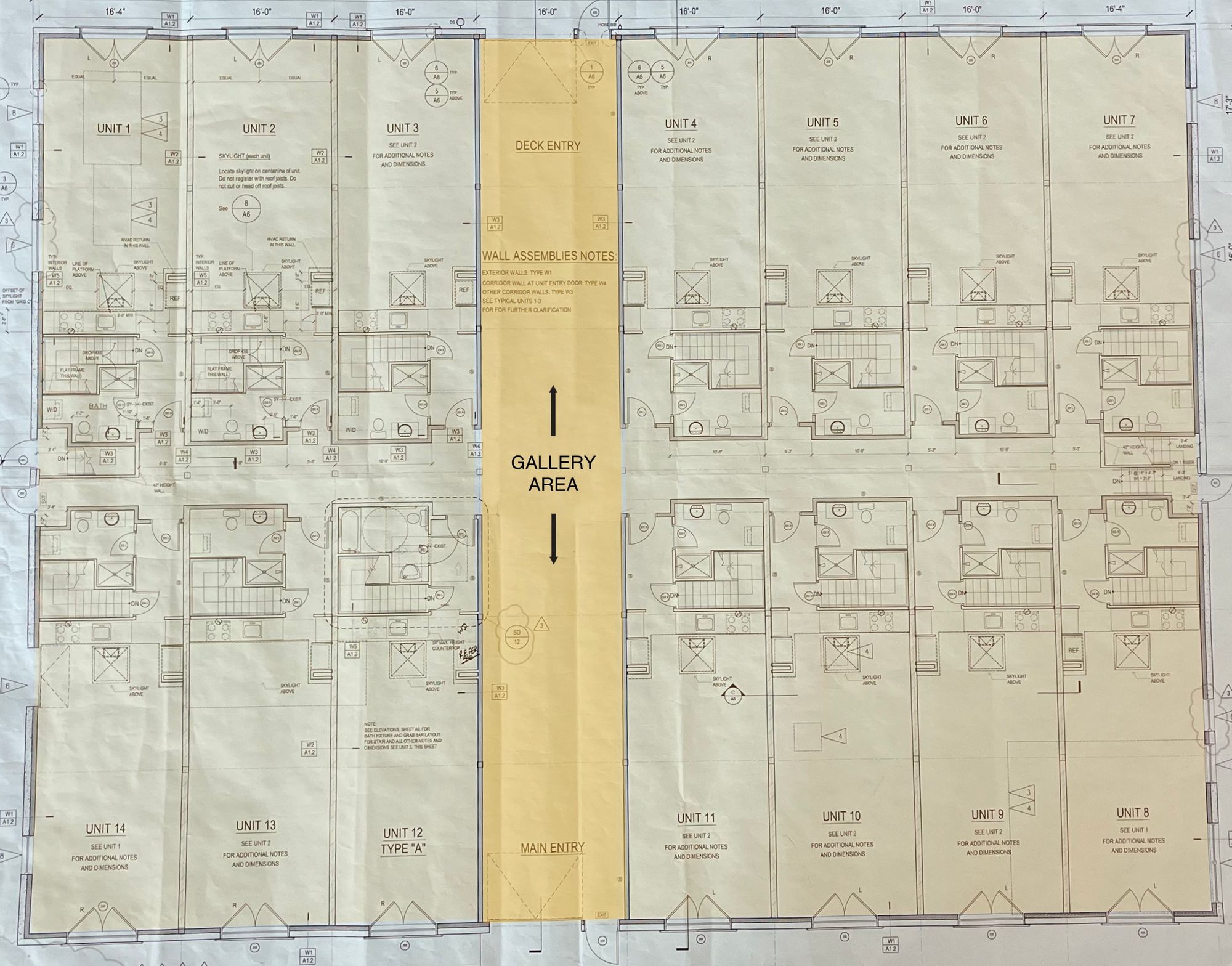 Image of plans for Tieton Lofts