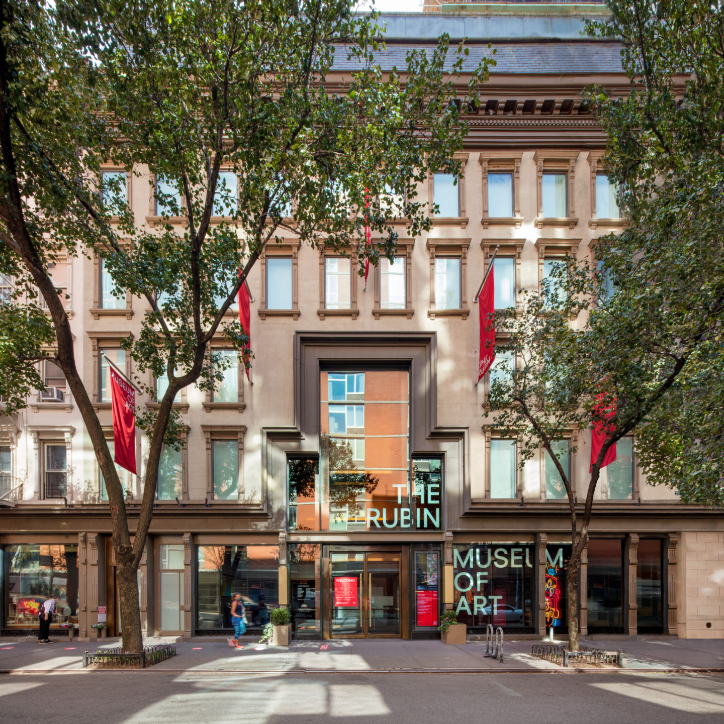 Photo of entrance to Rubin Museum in NY
