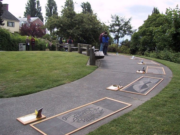 Photo of Visionary Voices installation panorama, by Michelle Burton